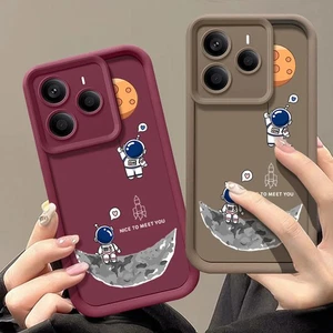 For Xiaomi 14T Redmi Note 14 Pro+ 13 12 11 Pro Cartoon Astronauts TPU Case Cover - Picture 1 of 20