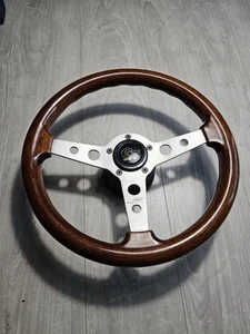 💥RARE NOS GT Grant Steering Wheel Wood 13" Vintage 3/99 Made In ITALY - Bild 1 von 11