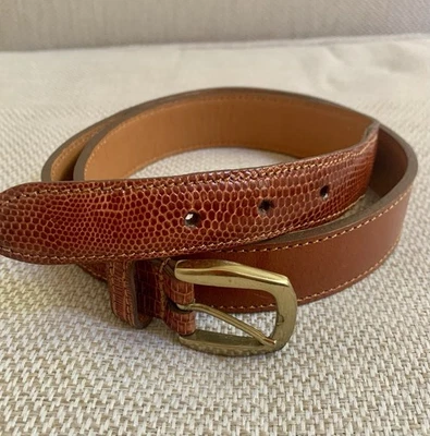 Christian Dior Brown Full Grain Leather Belt  80/32 - Image 1 of 4