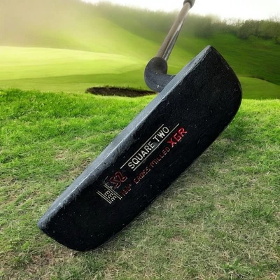 Unisex right handed Cross Milled Square Two XGR Black Pro Grip Putter - Image 1 of 4