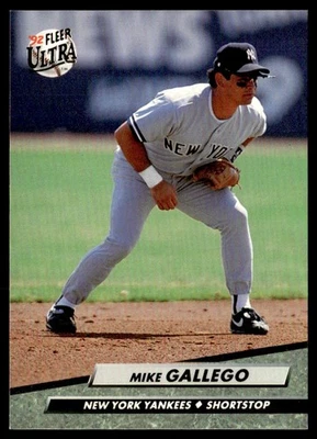 1992 Ultra Mike Gallego New York Yankees #406 - Image 1 of 2