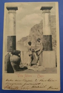 1904 Capri (Napoli) - villa Allers - bimbi ignudi - scandalo Krupp  - Picture 1 of 3