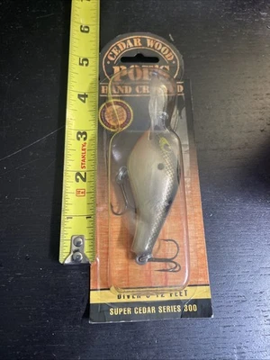 Poe's Super Cedar Series 300 Color 020  Crankbait Lure NIB -  Tennessee Shad - Image 1 of 4