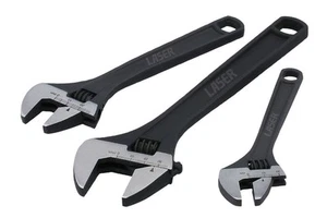 EOL * Adjustable Wrench 3 Piece Set Jaws 20-30mm Length 165-250mm - Picture 1 of 3