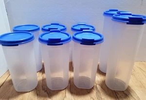 Tupperware Set 8 Modular Mates Käse Gewürz Zucker Verschiedenes Aufbewahrung Streuer #3 #4 - Bild 1 von 7