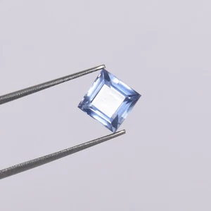 Zafiro azul aciano 5,35 quilates forma cuadrada excelente piedra preciosa suelta RARA - Imagen 1 de 5