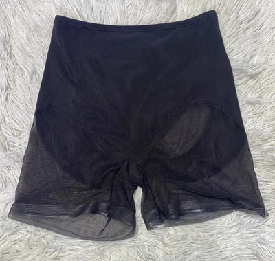 Cupid Woman’s High Waist Line Shortie Shapewear Sheer SZ LG  W Gel Strips NWOT - image 1 of 4