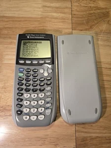 Texas Instruments TI-84 Plus Silver Edition Graphing Calculator Grey Works - Picture 1 of 5