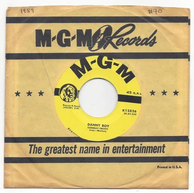 CONWAY TWITTY, "DANNY BOY" - Image 1 of 3
