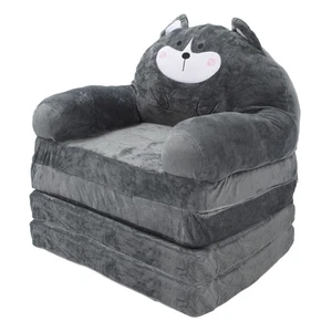 Baby Couch 2 In 1 Fold Out Kids Couch Folding Flip Out Toddler Chair Kids Sof DG - Picture 1 of 24