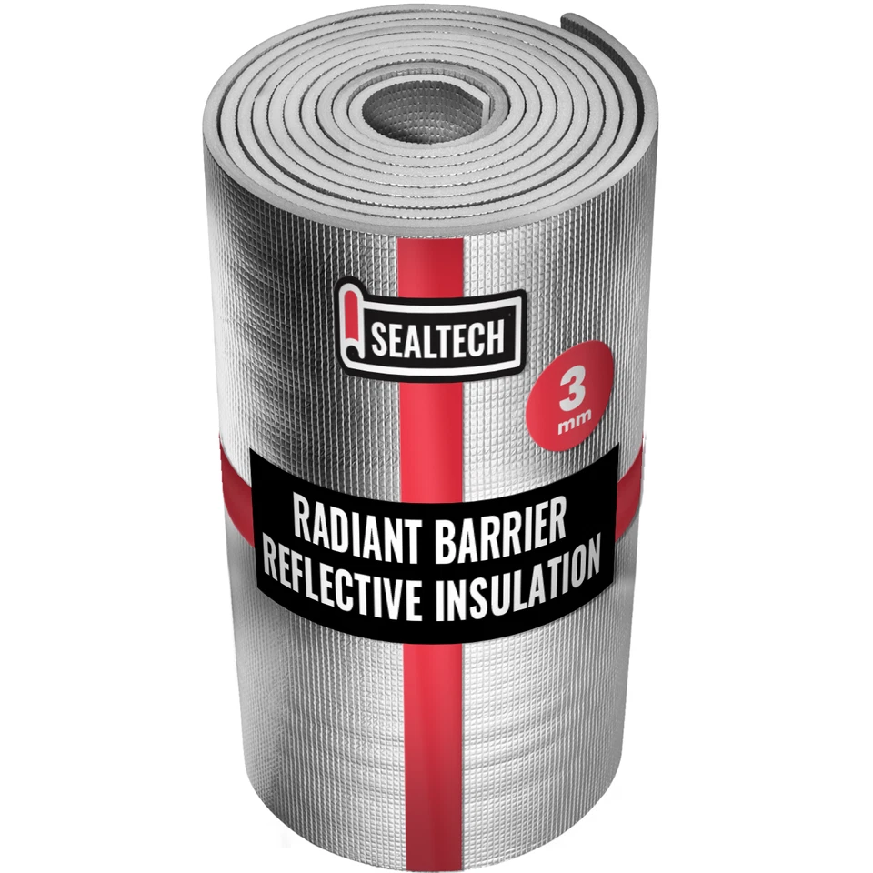 SEALTECH - 3mm Reflective Insulation roll Foam Core Radiant Barrier, Foil Wrap - Image 1 of 1