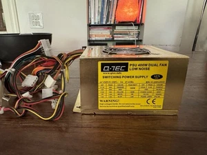Q-TEC PSU Netzteil 400W Dual Fan Low Noise Power Supply - Bild 1 von 6
