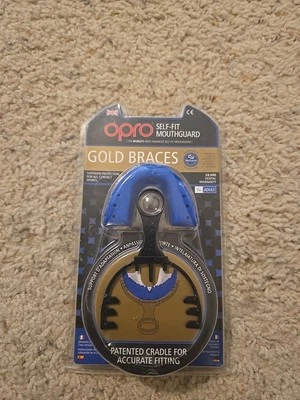 Protector bucal OPRO GOLD BRACES MMA hockey fútbol 7+ adulto  Foto 1 de 4