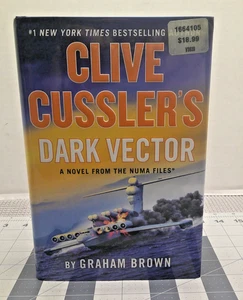 Clive Cussler DARK VECTOR Graham Brown 1st Edition 1st Printing Dust Jacket HC - Imagen 1 de 13