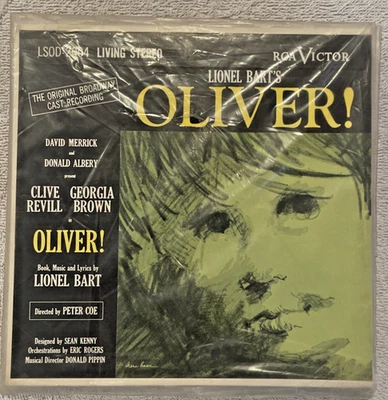 Oliver Original Broadway Cast Recording Jukebox EP Still Sealed 33 RPM + strips - Image 1 of 4