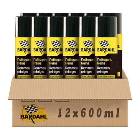 Nettoyant Freins Presto Power 600ml - Sans Acétone, Dégraissant Puissant, Pour Pièces Mécaniques