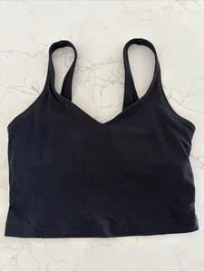 Lululemon schwarzer Sport BH Thank Top Größe 2 - Bild 1 von 4