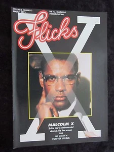 Flicks Magazine Denzel Washington cover - Malcolm X, Forever Young, Candyman - Picture 1 of 7