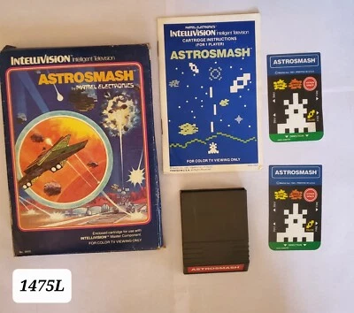 VTG 1981 Astrosmash (Intellivision W/ Manual & Overlays Very Good 1475L - Image 1 of 4
