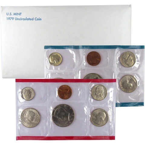 1979 U.S. Mint Set Uncirculated Original Government Packaging OGP Collectible Cover