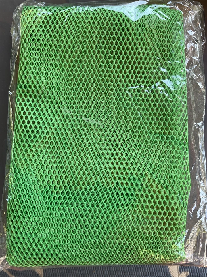 36” X 32” Mesh Nylon Drawstring Ball Bag Laundry Kelley Green-Sealed-Free Ship - Image 1 of 1