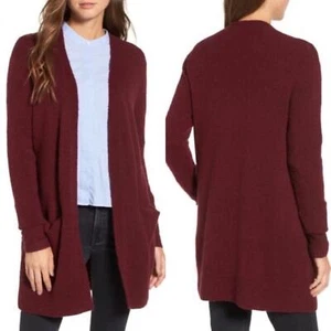 Madewell Alpaka Merinowolle weinrot super weicher Pullover Strickjacke Gr. XS Ryder - Bild 1 von 7
