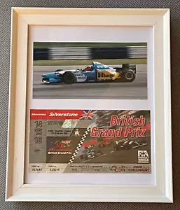 1995 British Grand Prix F1 Weekend Ticket Silverstone Johnny Herbert Benetton - Picture 1 of 7