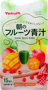 Yakult Morning Fruit Green juice 7g x 15 bags Easy and Healthy Aojiru Powder - Picture 1 of 7