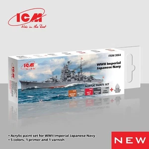 Acrylfarben Set für WWII Kaiserliche Japanische Marine Grau, Rot, Braun - Bild 1 von 6