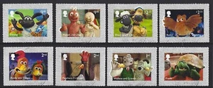 JUEGO DE 8 SINGLES CLÁSICOS AARDMAN GRAN BRITANA 2022 FINO USADO - Imagen 1 de 1