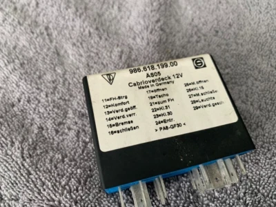 PORSCHE BOXSTER 986 TETTO ECU 98661819900 X139 - Immagine 1 di 3