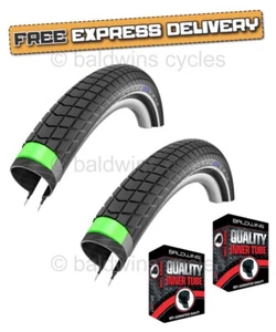 SCHWALBE BIG BEN PLUS 24 x 2.15 Mountain Kids E-Bike Smooth TYRE s TUBE s - Picture 1 of 14