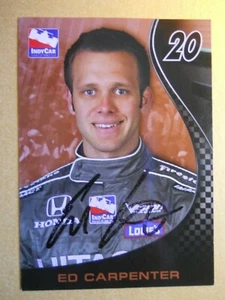 Ed Carpenter - 2007 Indy Racing Autographed Vision Racing card # 34 - Driver - Picture 1 of 2