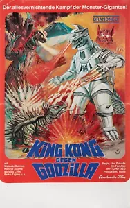 Póster alemán A3 Godzilla vs. Mechagodzilla 1974 - Imagen 1 de 1