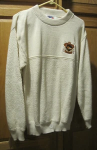 Maglione lavorato a maglia con licenza ufficiale Baltimora Orioles ~bianco sporco~uomo taglia S~LBDE9 - Foto 1 di 8