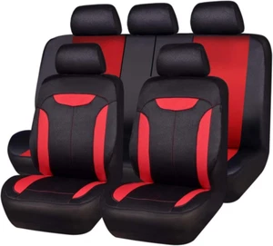 Cubreasientos Para Autos Universal Cuero Cubre Fundas Asientos De Carros - Picture 1 of 4