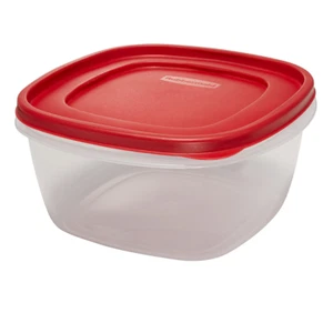 Rubbermaid EasyFindLid, 14 Cup, Square Plastic Food Storage Container - Picture 1 of 6