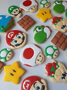 Super Mario Bros themed Cookie Cutter Collection - 10 pieces - Picture 1 of 12