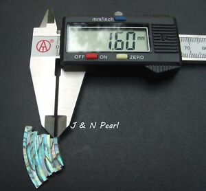Ukulele Rosette Paua Abalone Inlay Curved Strips ID 2 1/2"/63.5mm,Width 1.6mm 