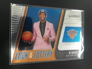 2019-20 RJ Barrett Panini Prizm Rookie Card Luck of the Lottery Insert #3 Knicks - Picture 1 of 1