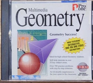 Pro One Multimedia Geometry (1995, windows 95-3.1) CD-ROM - Picture 1 of 3