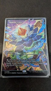 Radiant Lotus, Japanese Showcase FOIL, Aetherdrift, Pack Fresh - Picture 1 of 1