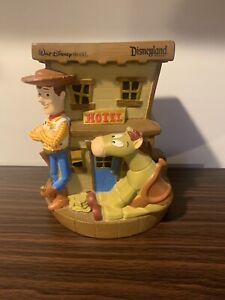 Walt Disney World Disneyland Toy Story Bank / Woody /Jessie / Bullseye