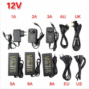 Transformador adaptador de fuente de alimentación 5V 12V 24V 2A 3A 5A 8A para tira de luz LED 5050 - Imagen 1 de 8