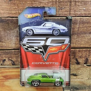 2012 Hot Wheels Corvette 60th Anniversary 1963 Corvette #7 New Has Creases* - Picture 1 of 8