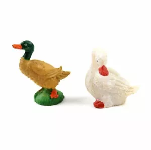 Miniature Dollhouse Fairy Garden Set of 2 Ducks - Buy 3 Save $5 - Picture 1 of 1