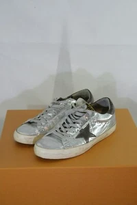 Sneaker Golden Goose Superstar in argento taglia 40 355/382 *misurare* - Foto 1 di 6