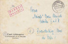 LUNZENAU (MULDE) - 1945 - opłata uiszczona stpl. list na życzenie.