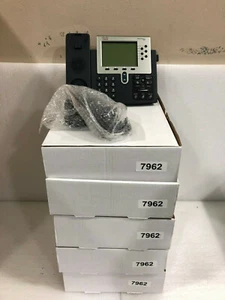 Cisco CP-7962G Unified IP Phone, 5-Inch TFT Display, VoIP - Picture 1 of 2