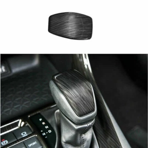 Black Brushed Inner Gear Shift Knob Decor Cover Trim For Toyota RAV4 2019-2023 - Imagen 1 de 7